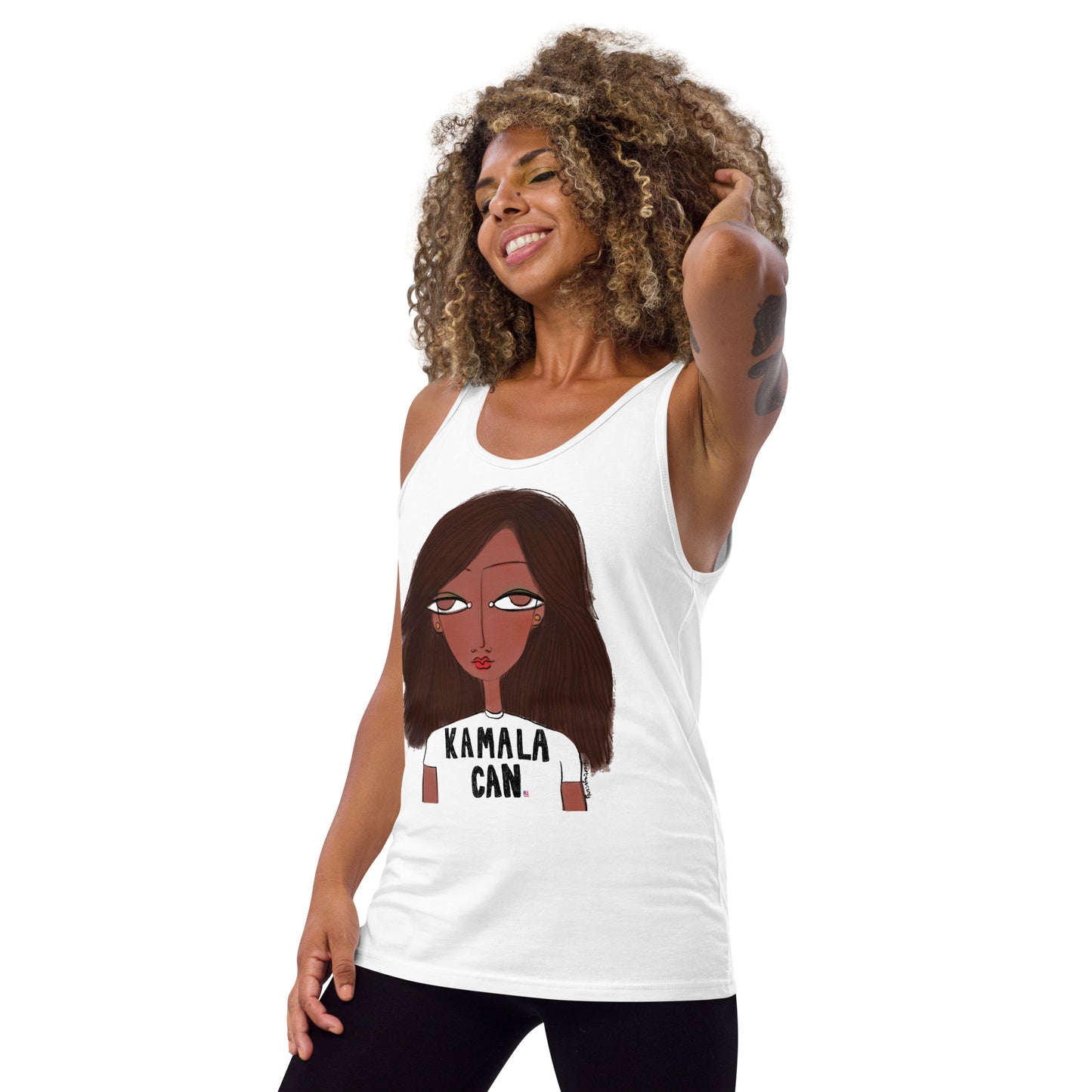 Kamala Can   Unisex Tank Top